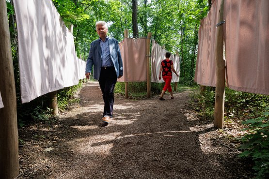 Menschen in den Orten der Besinnung am Krankenhaus Martha-Maria Halle-Dölau