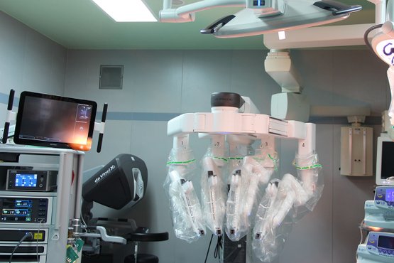 Eine OP mit dem OP-Roboter da Vinci am Krankenhaus Martha-Maria Halle-Dölau