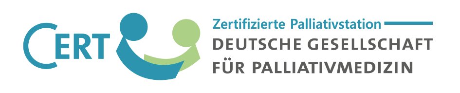 Logo der Deutschen Gesellschaft für Palliativmedizin, zertifizierte Palliativstation.