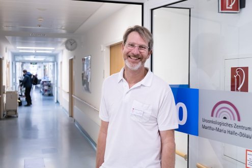 Dr. Florian Seseke im uroonkologischen Zentrum am Krankenhaus Martha-Maria Halle-Dölau