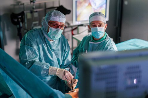 Dr. Uwe Rose im Darmkrebszentrum am Krankenhaus Martha-Maria Halle-Dölau